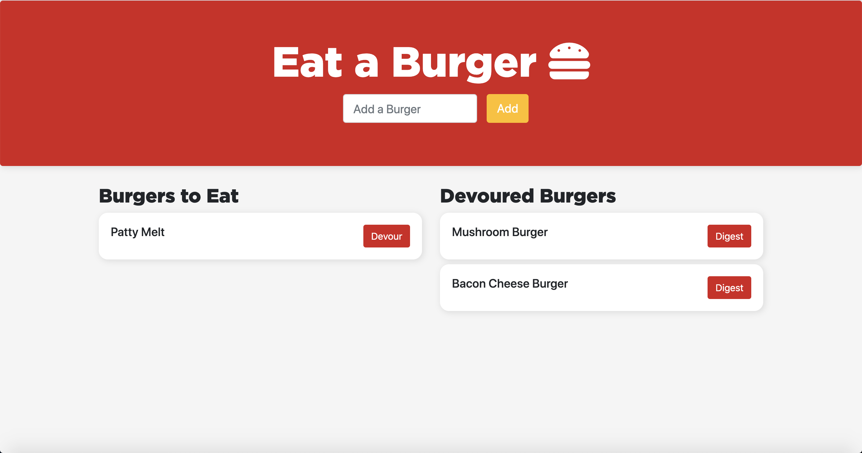 burger app
